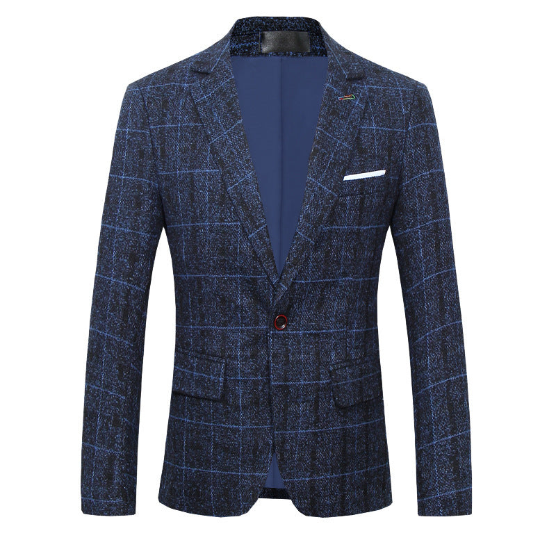 Men’s Tailored Plaid Suit & Coat