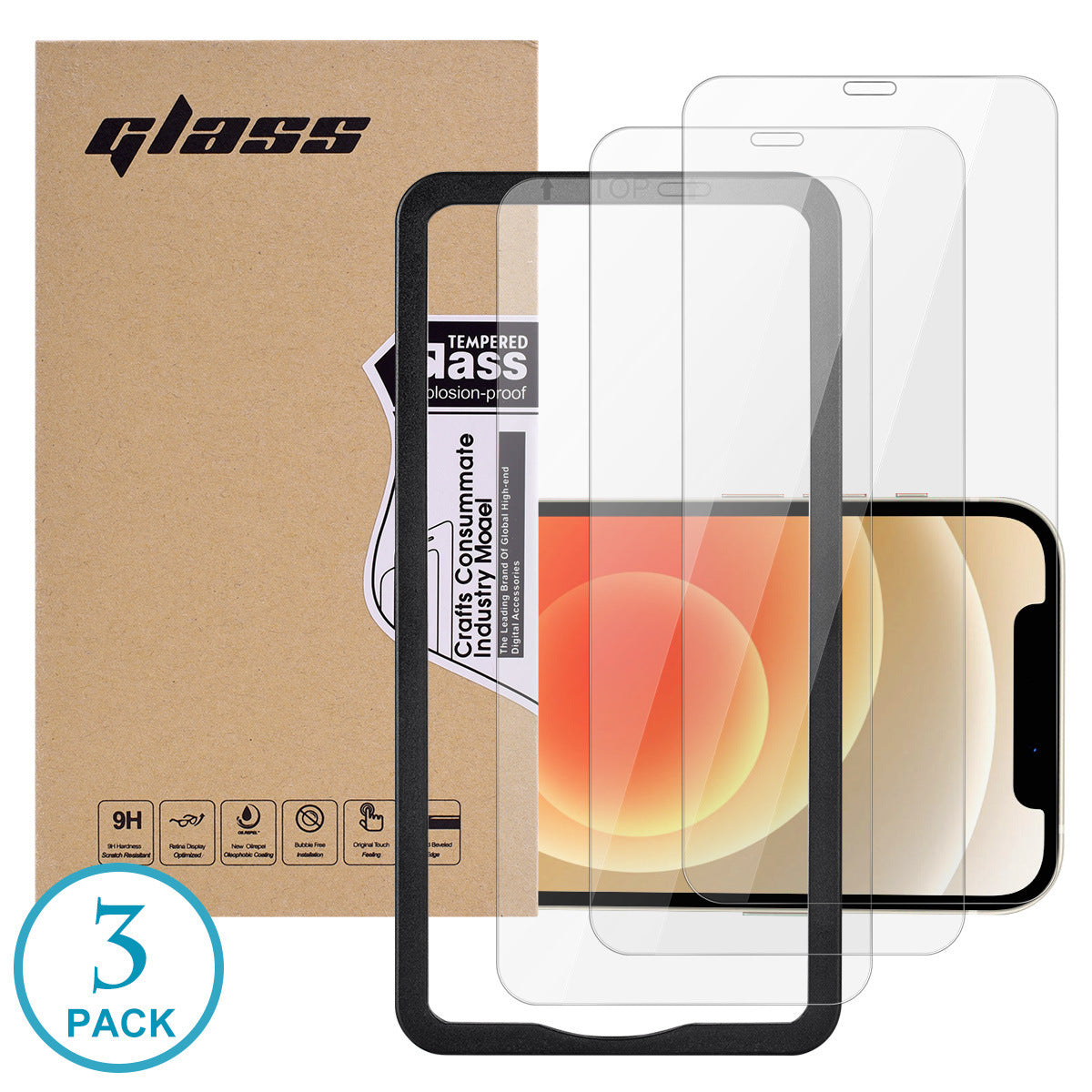 Iphone 16 series Tempered Glass Screen Protector