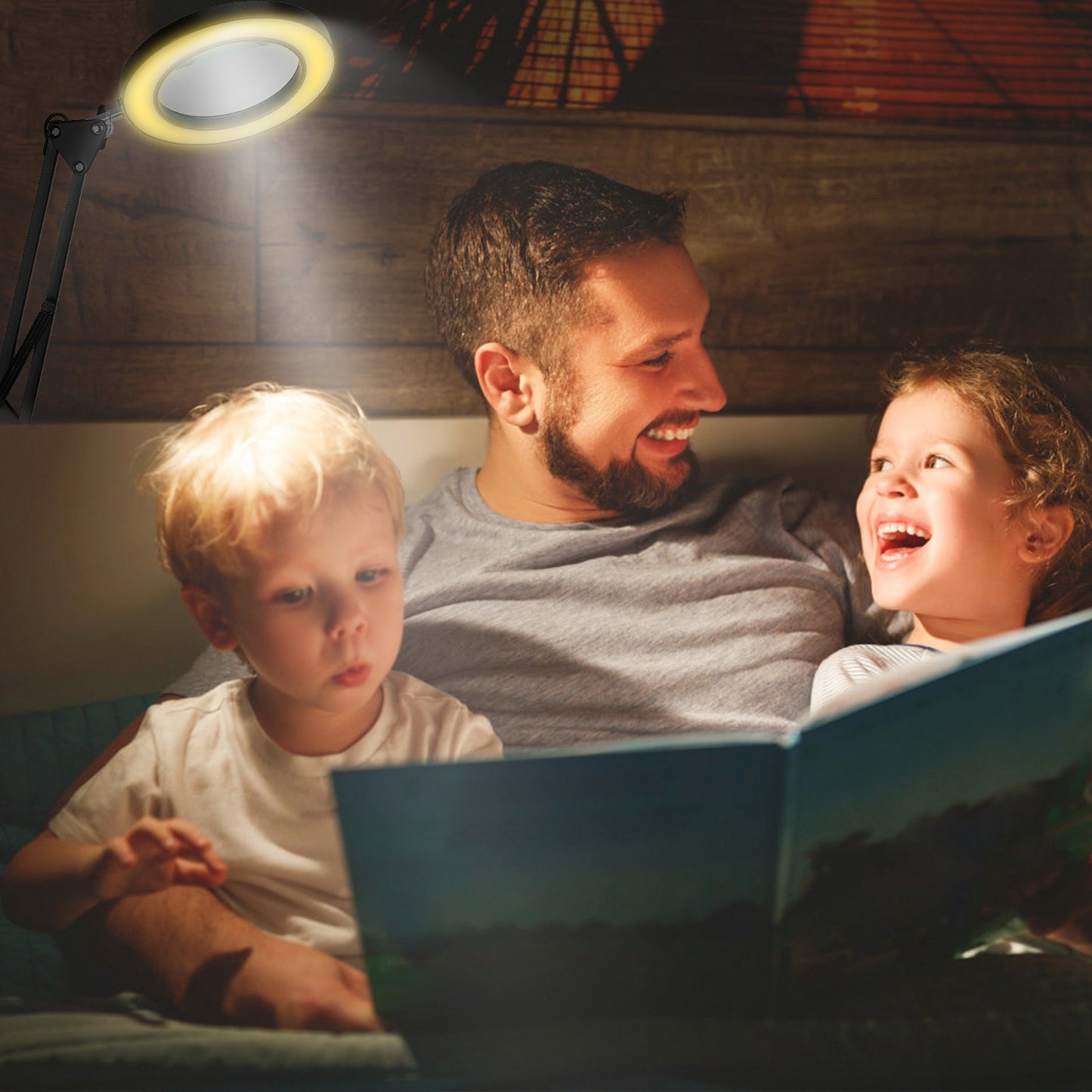 8× Magnifying LED Desk Lamp