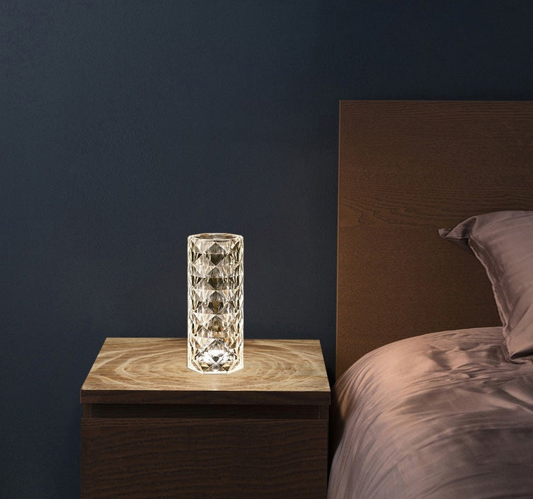 Nordic Crystal USB Touch Table Lamp