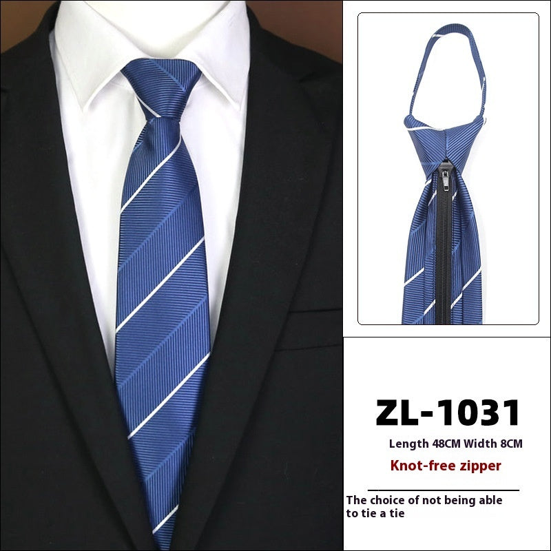 Men’s Zipper Business Tie