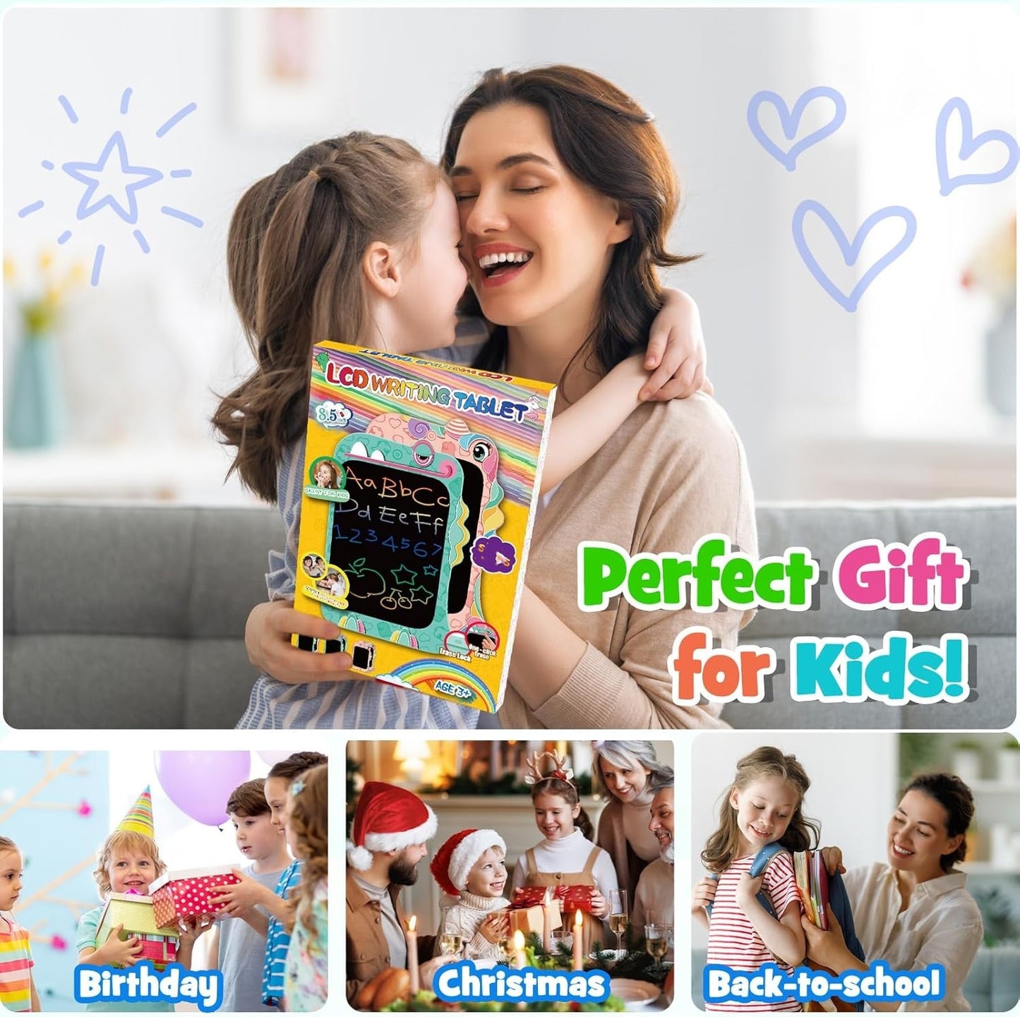 LCD Writing Tablet for Kids