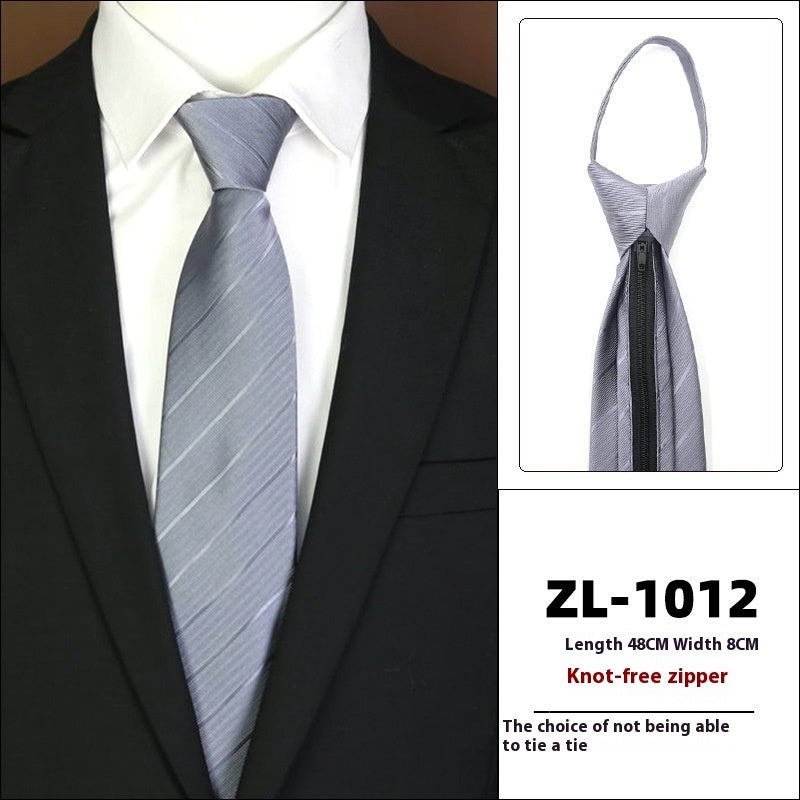 Men’s Zipper Business Tie