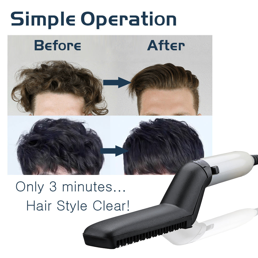 Electric Hair & Beard Straightening Brush