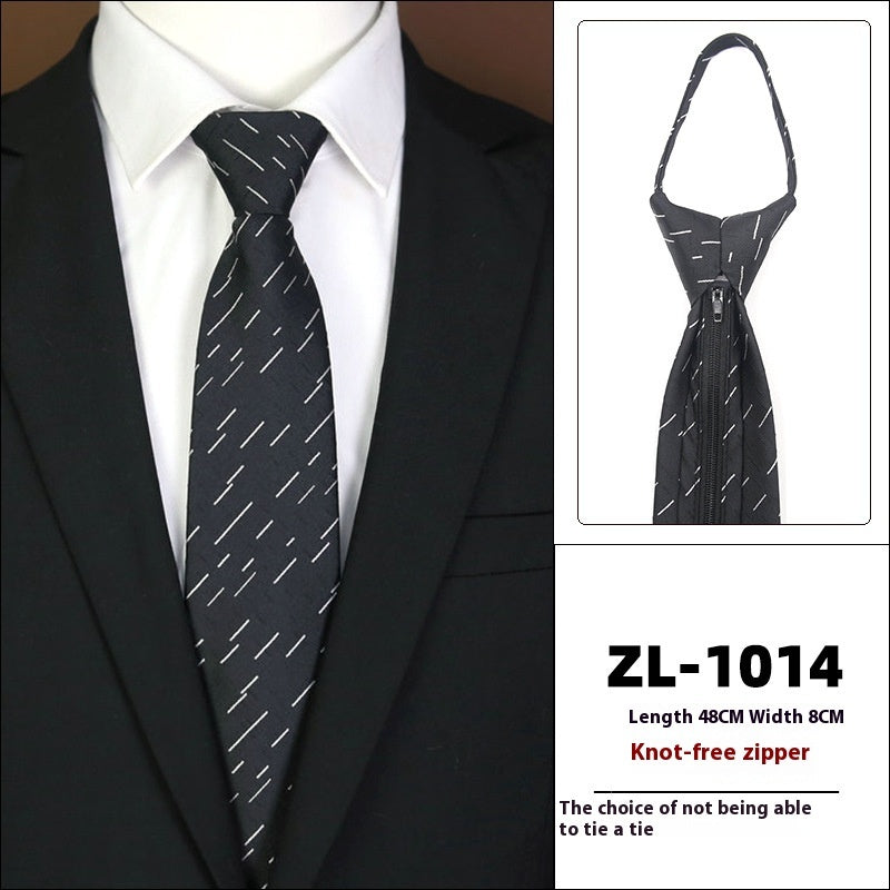 Men’s Zipper Business Tie