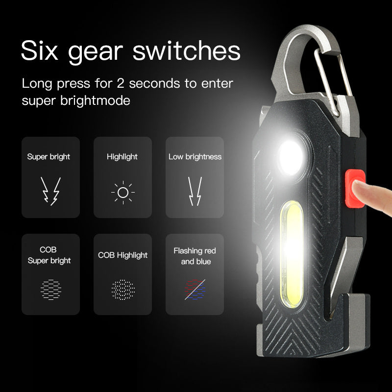 Multifunctional Keychain LED Work Light