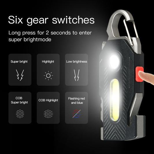 Multifunctional Keychain LED Work Light