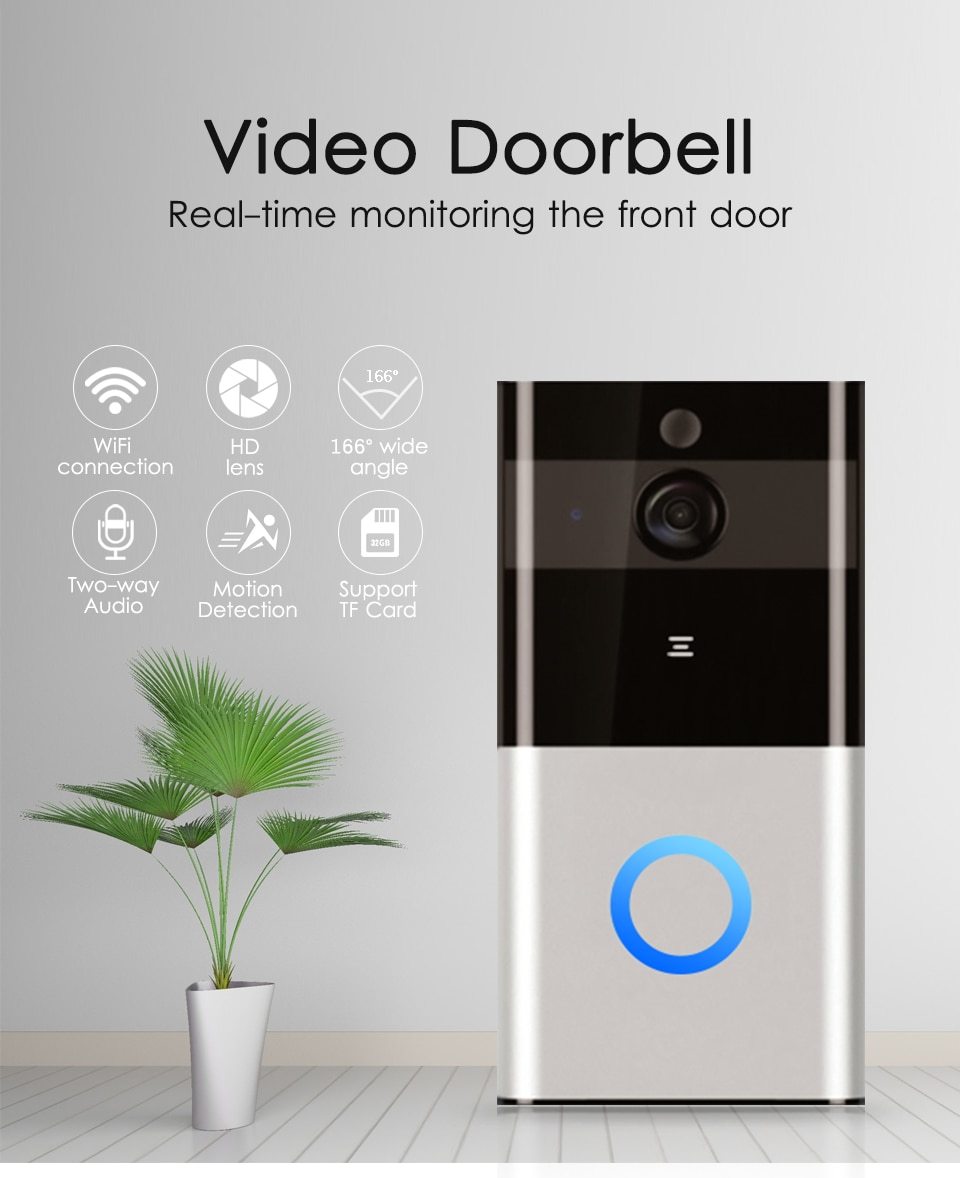 Marlboze 720P WIFI Visual Smart Doorbell