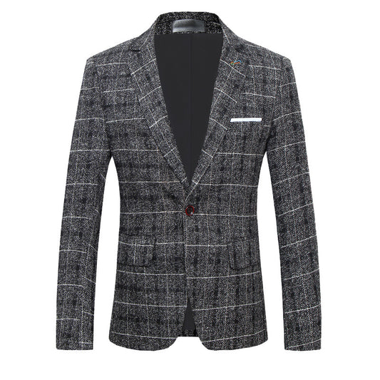 Men’s Tailored Plaid Suit & Coat