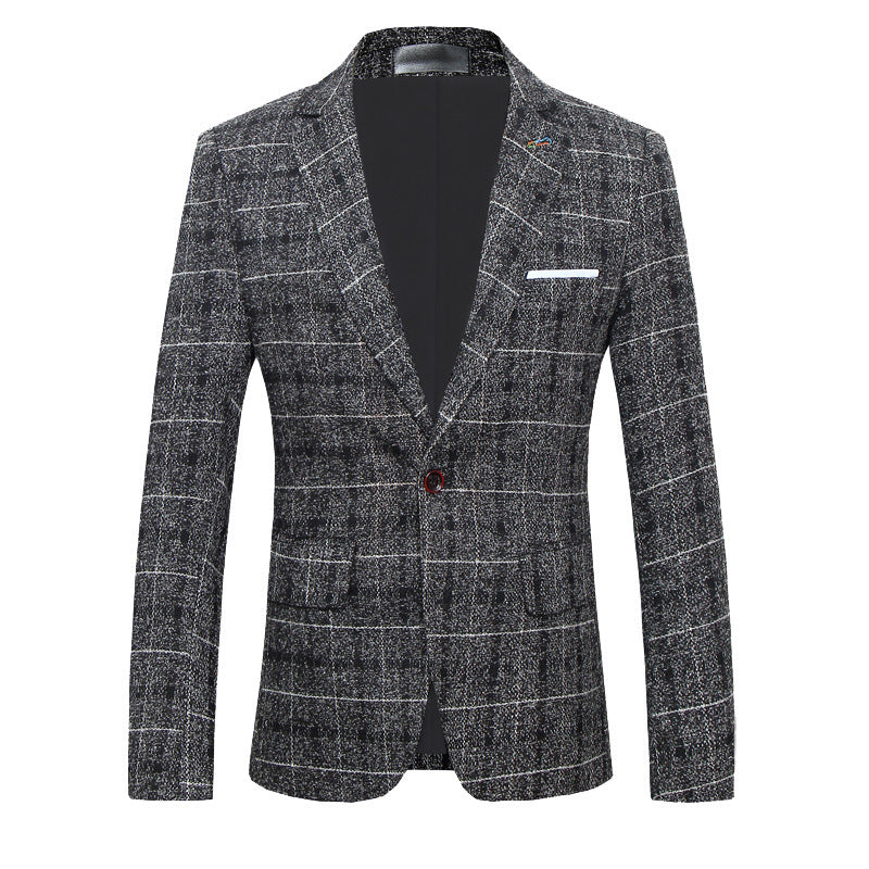 Men’s Tailored Plaid Suit & Coat