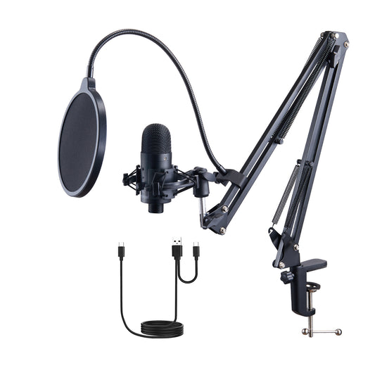 VEVOR USB Microphone for Podcasting, Gaming & Streaming