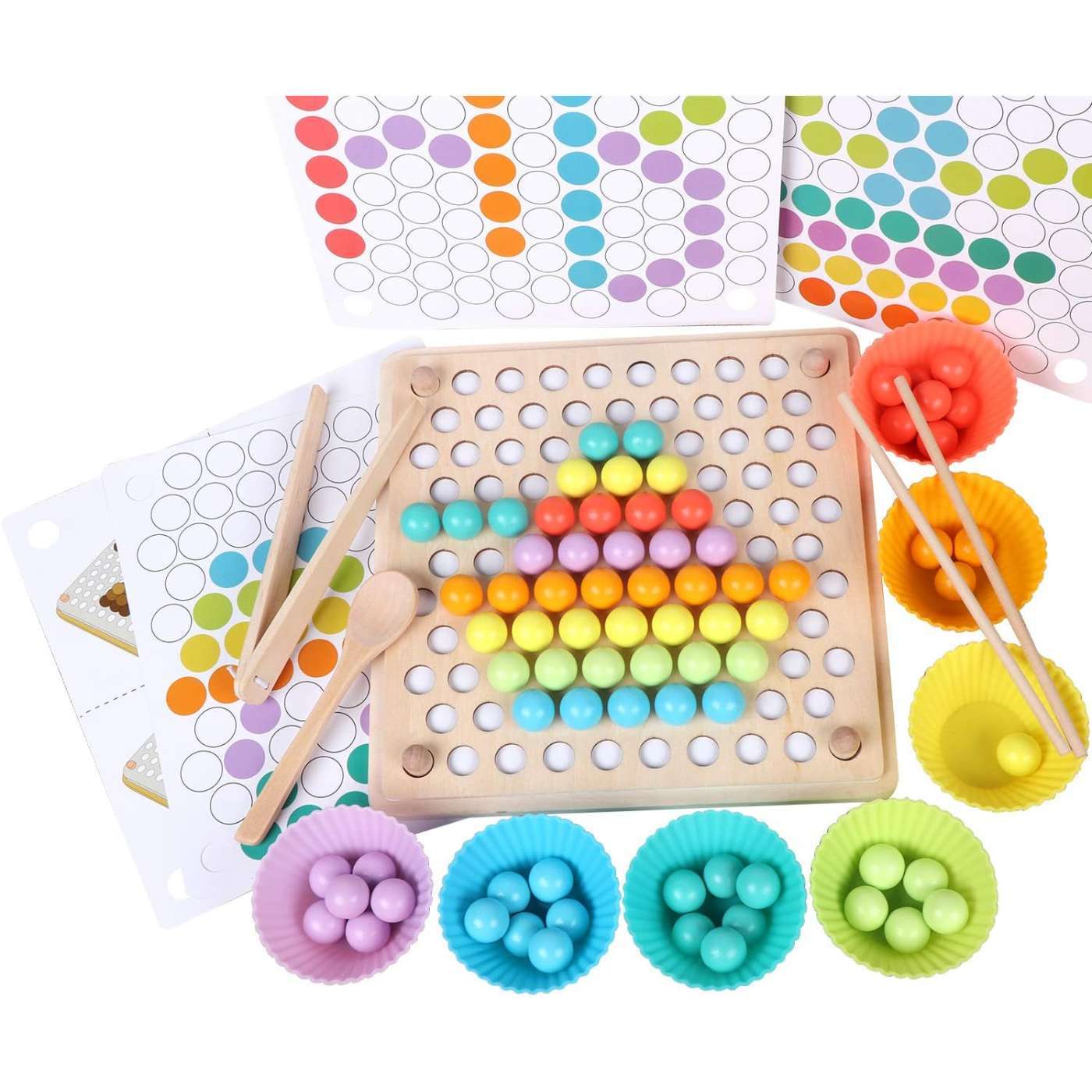 Wooden Learning & Matching Game