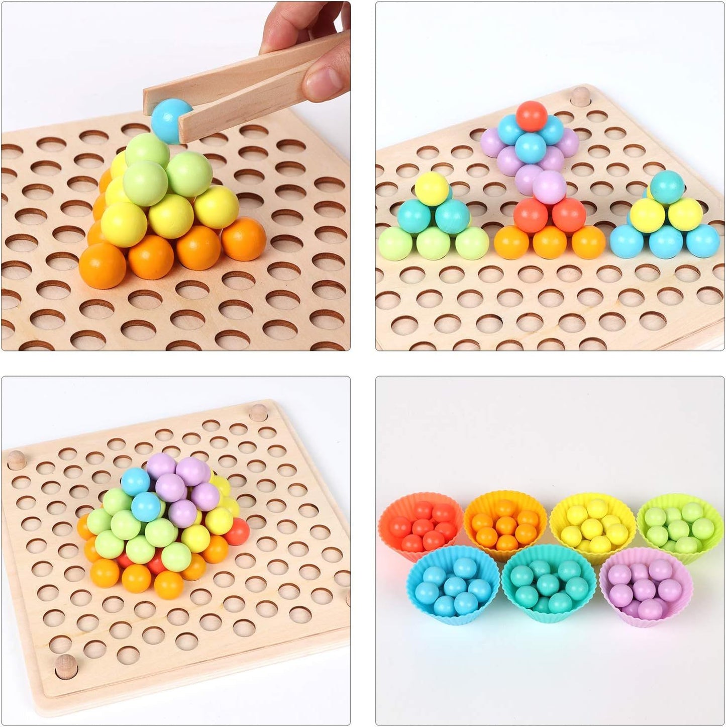 Wooden Learning & Matching Game