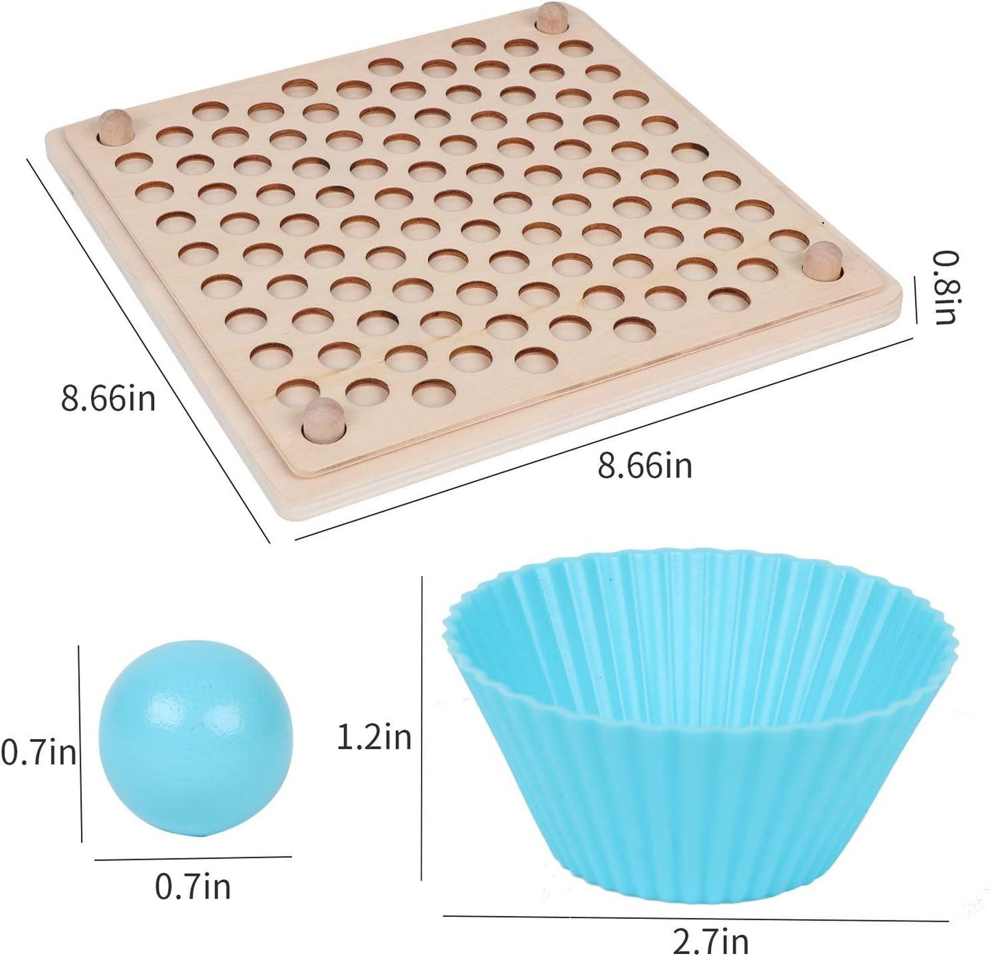 Wooden Learning & Matching Game