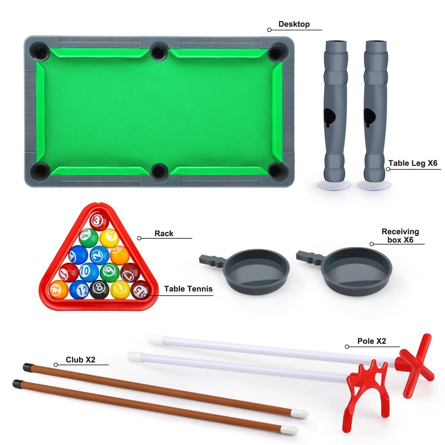 Billiards Table Game Set