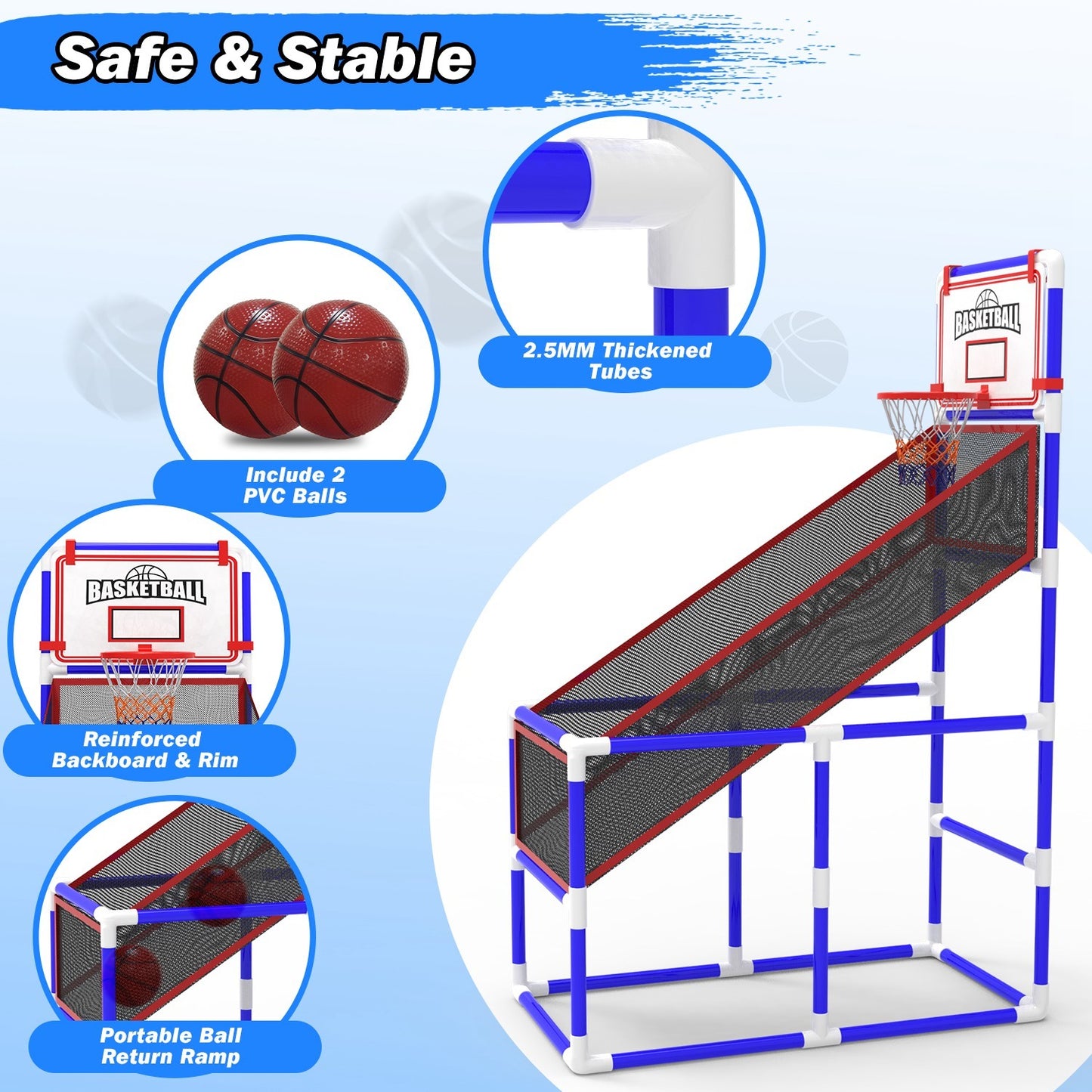 Kids Basketball Game Set