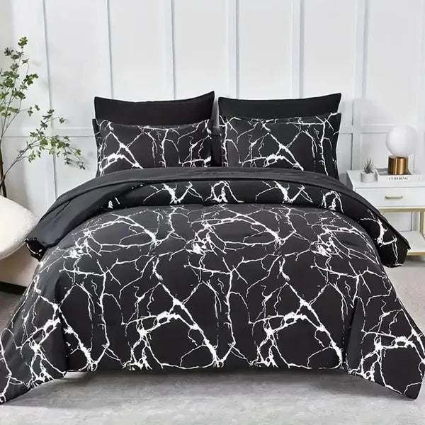3-Piece Queen Duvet Cover Set – 1 Duvet Cover & 2 Pillowcases, Available in Multiple Styles