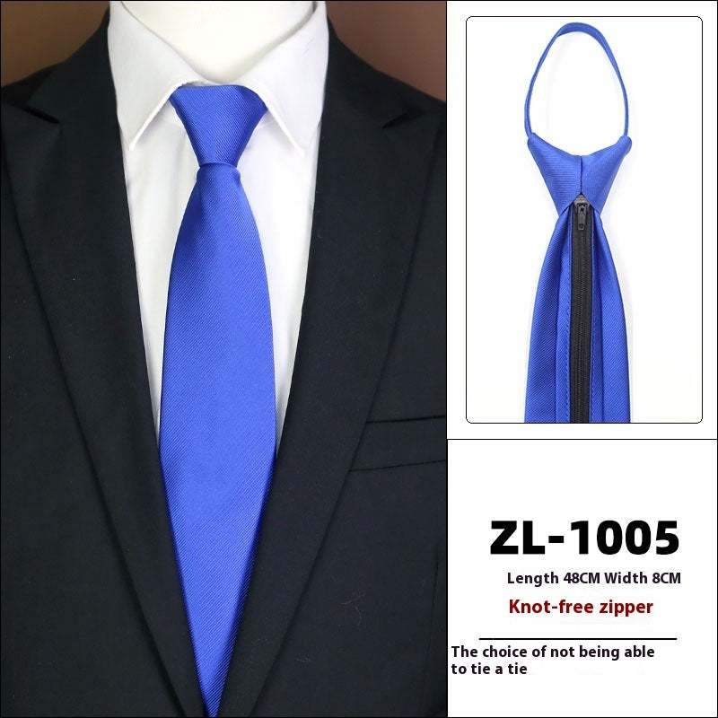 Men’s Zipper Business Tie