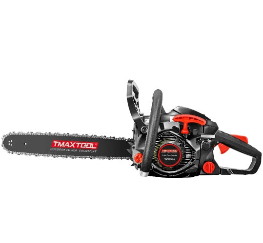 TMAXTOOL 62cc Gas Chainsaw – 20" Bar, 2-Stroke Engine, Perfect for Pruning