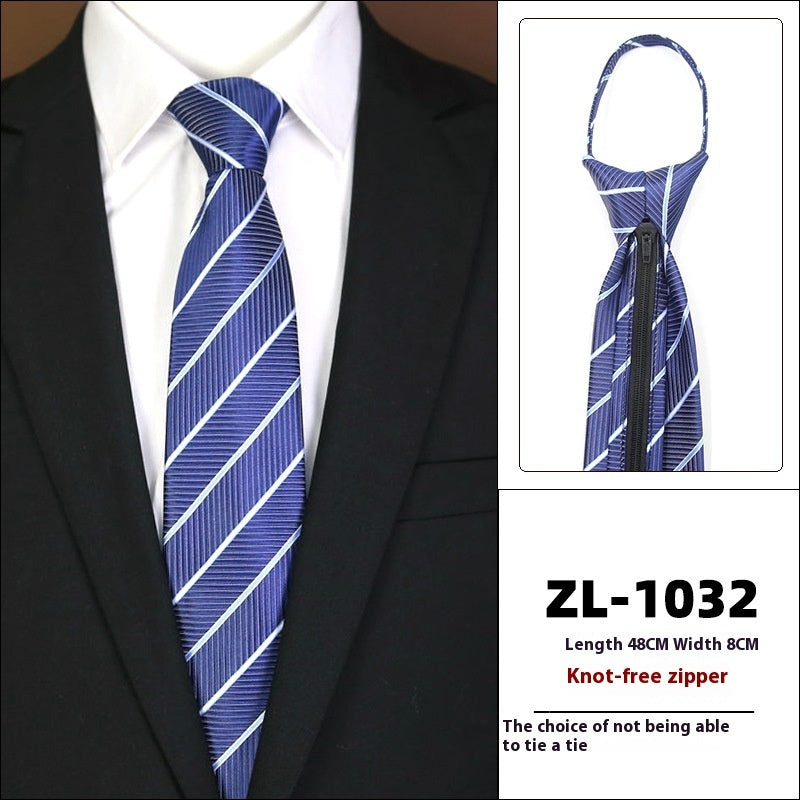 Men’s Zipper Business Tie