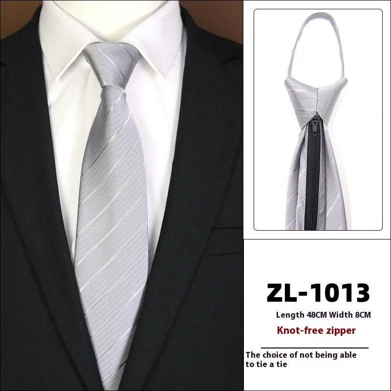 Men’s Zipper Business Tie