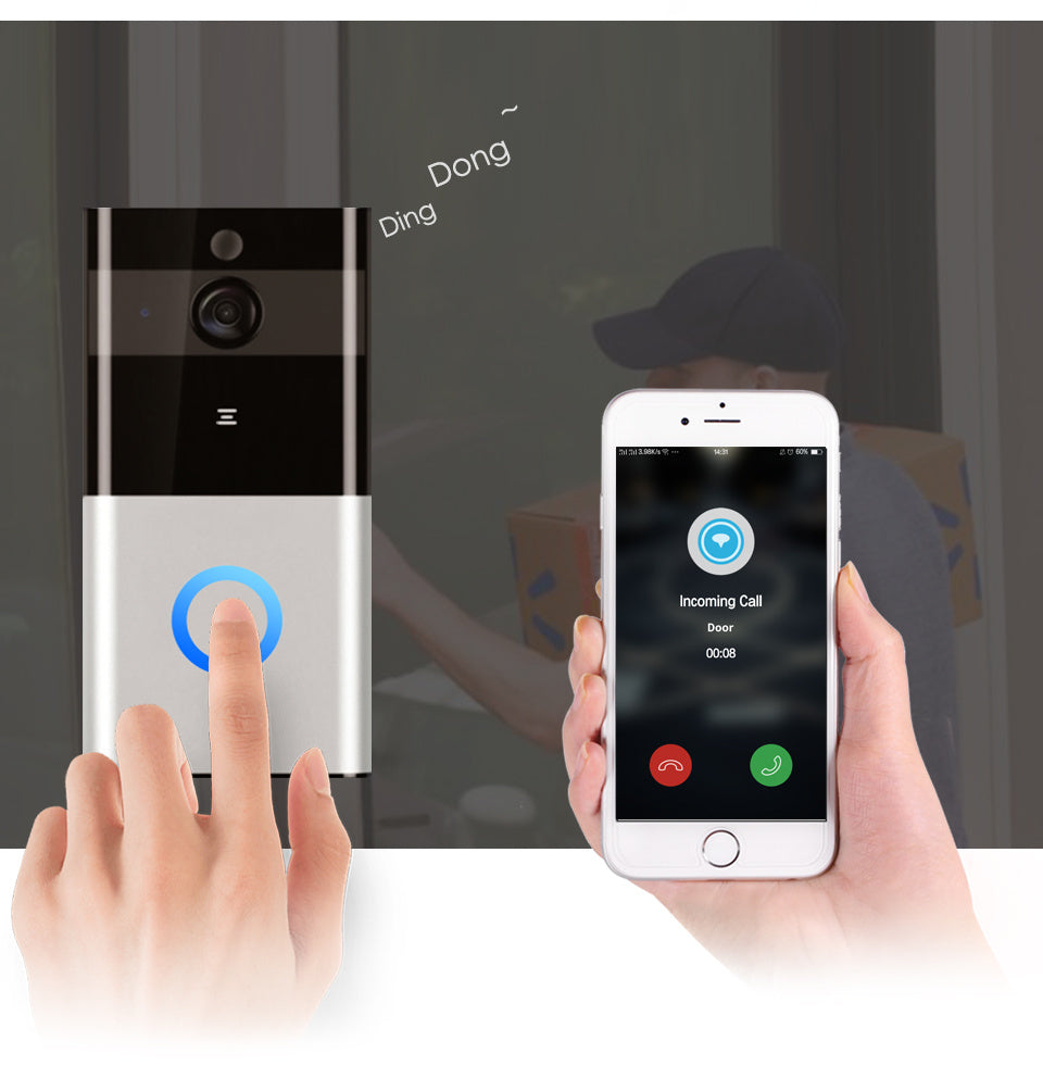 Marlboze 720P WIFI Visual Smart Doorbell