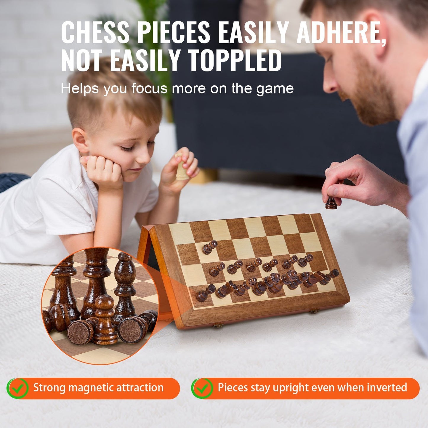 Portable Magnetic Chess Set