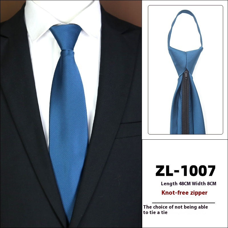 Men’s Zipper Business Tie