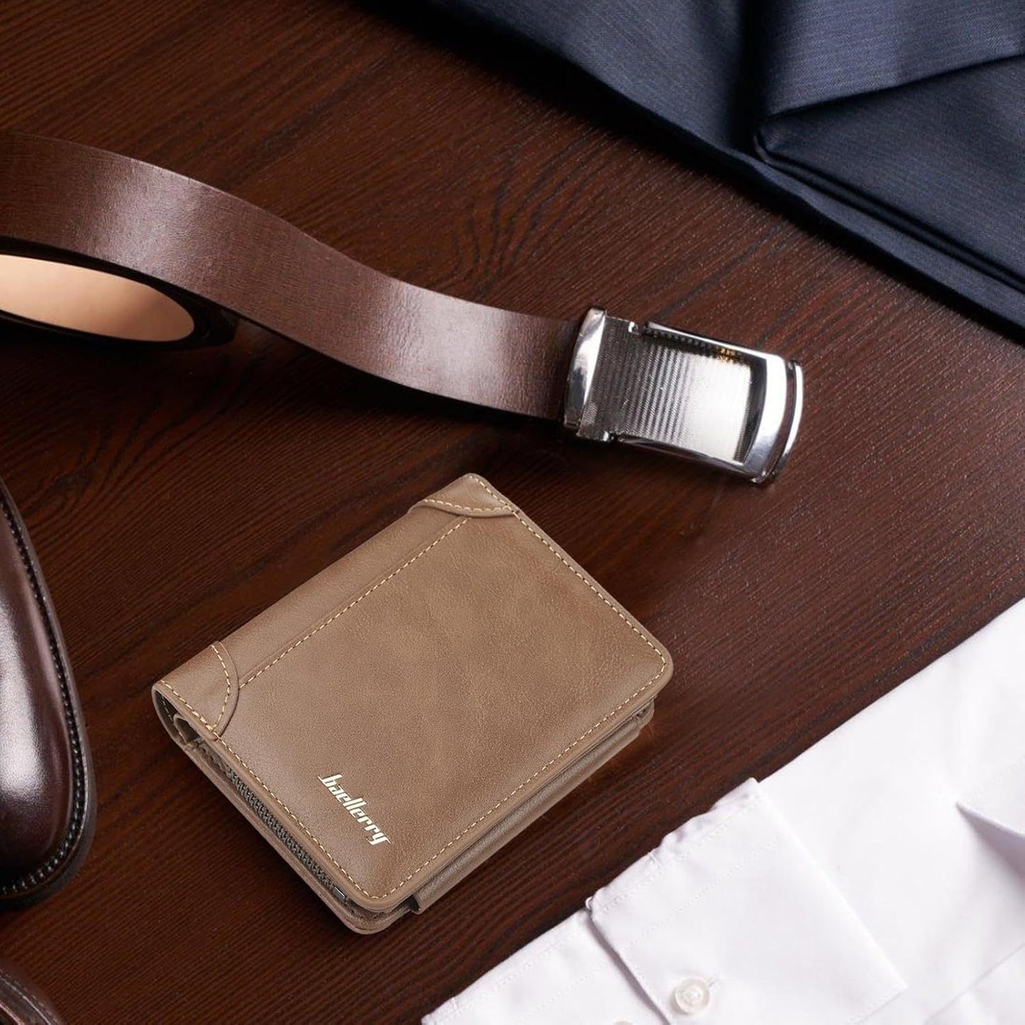 Brown Khaki Men’s Wallet