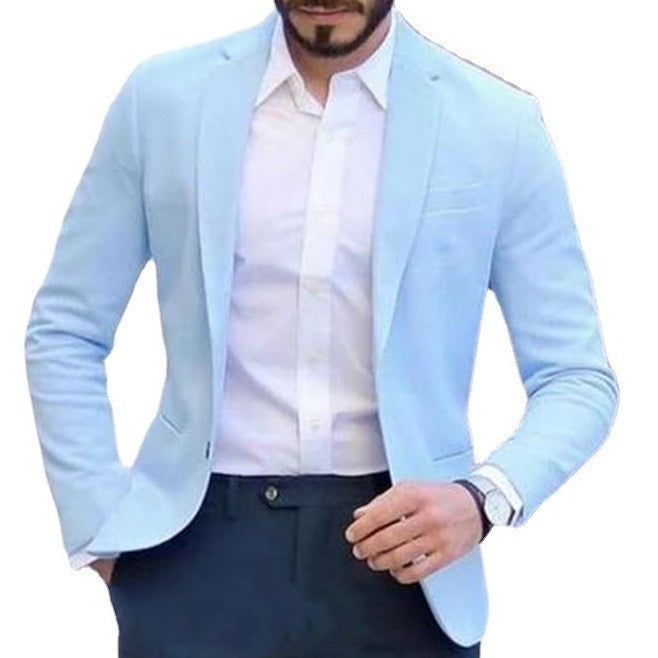 Men’s Cotton-Linen Blazer