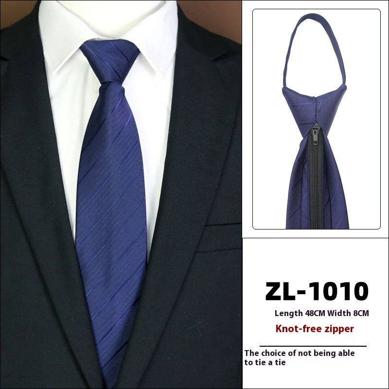 Men’s Zipper Business Tie