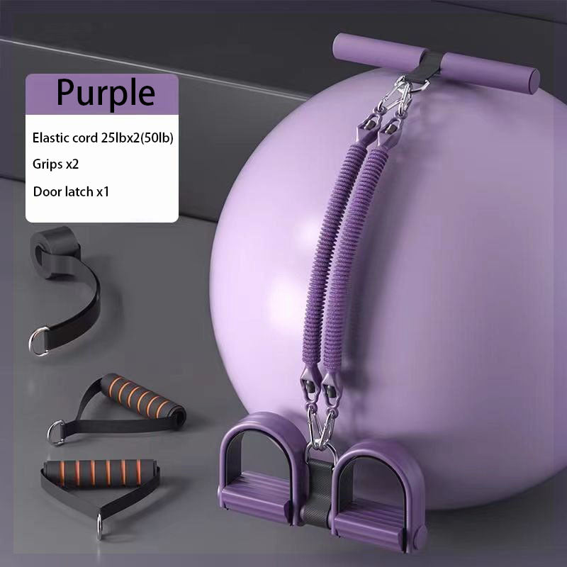 Adjustable Resistance Bands with Handles & Foot Pedals