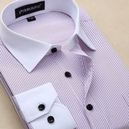 Men’s Business Long-Sleeve Shirt – Plus Size