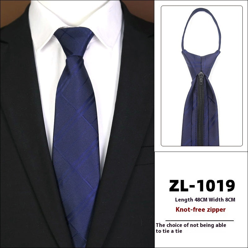Men’s Zipper Business Tie