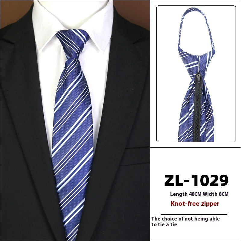 Men’s Zipper Business Tie