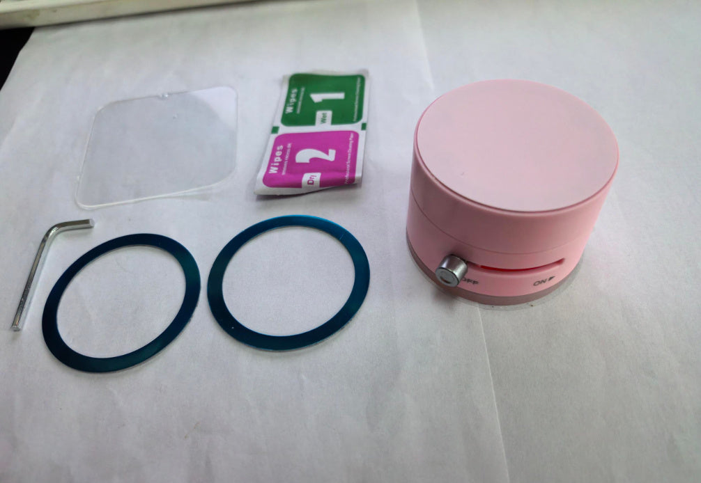 Foldable Magnetic Car Phone Holder with Suction Mount