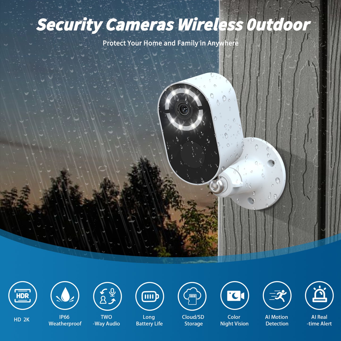 Solar-Powered Wireless Security Camera