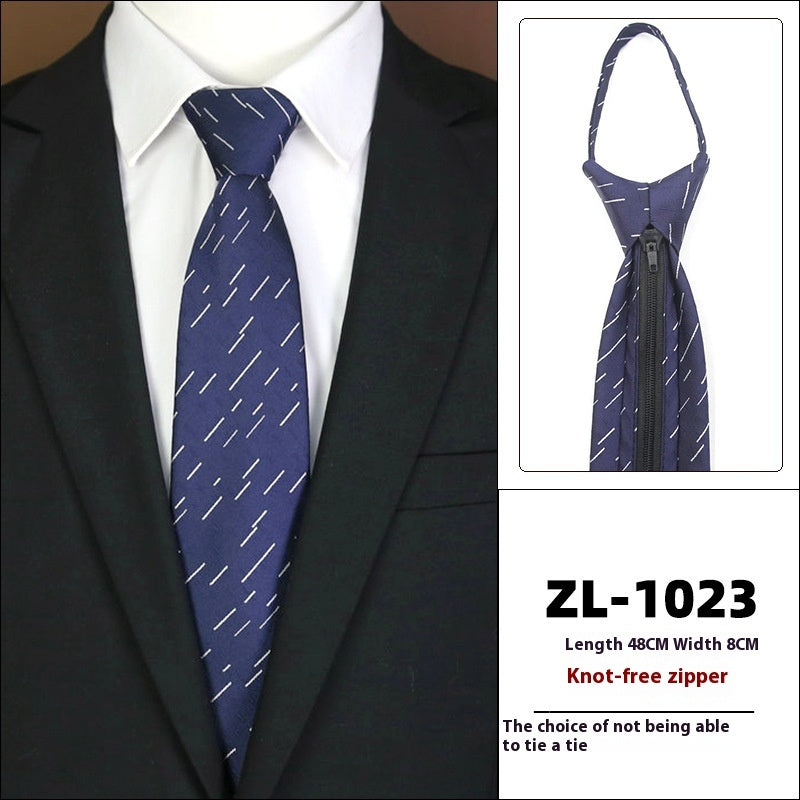 Men’s Zipper Business Tie