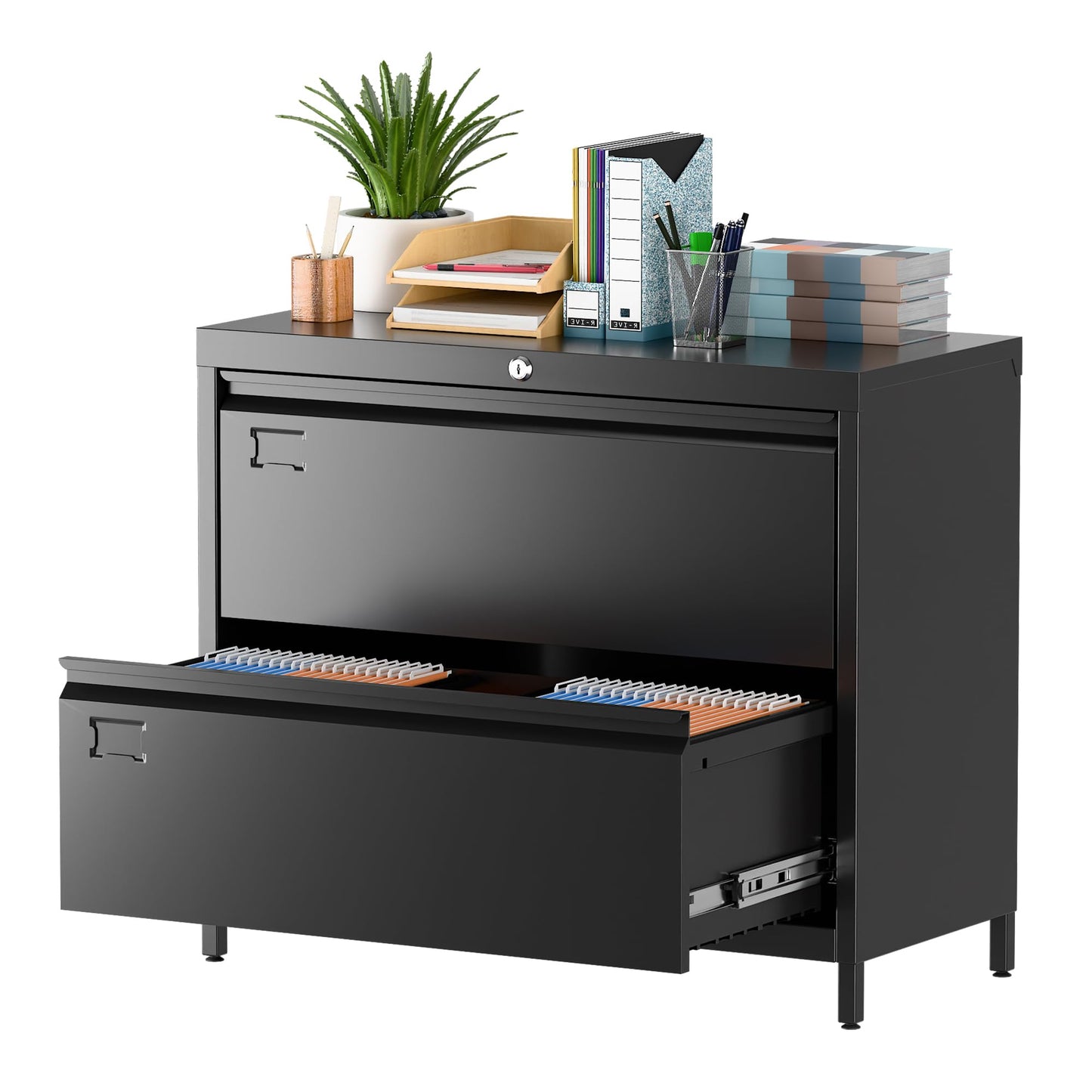 Wide Office File Cabinet