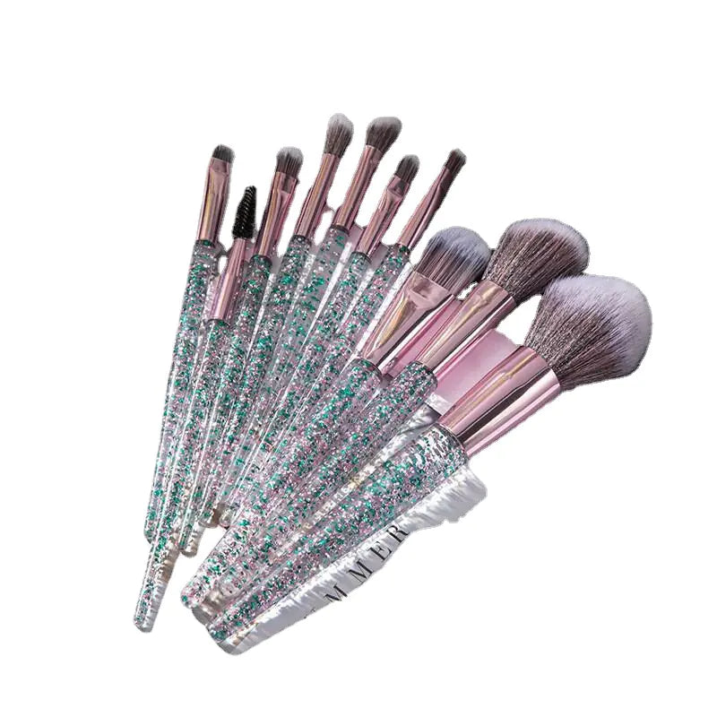 10-Piece Essential Makeup Brush Kit