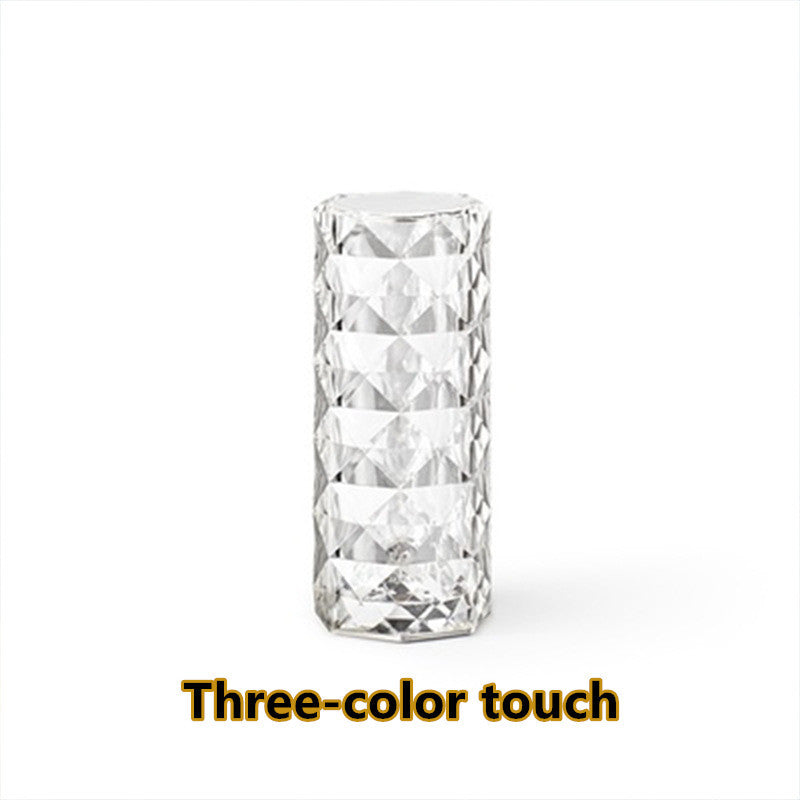 Nordic Crystal USB Touch Table Lamp