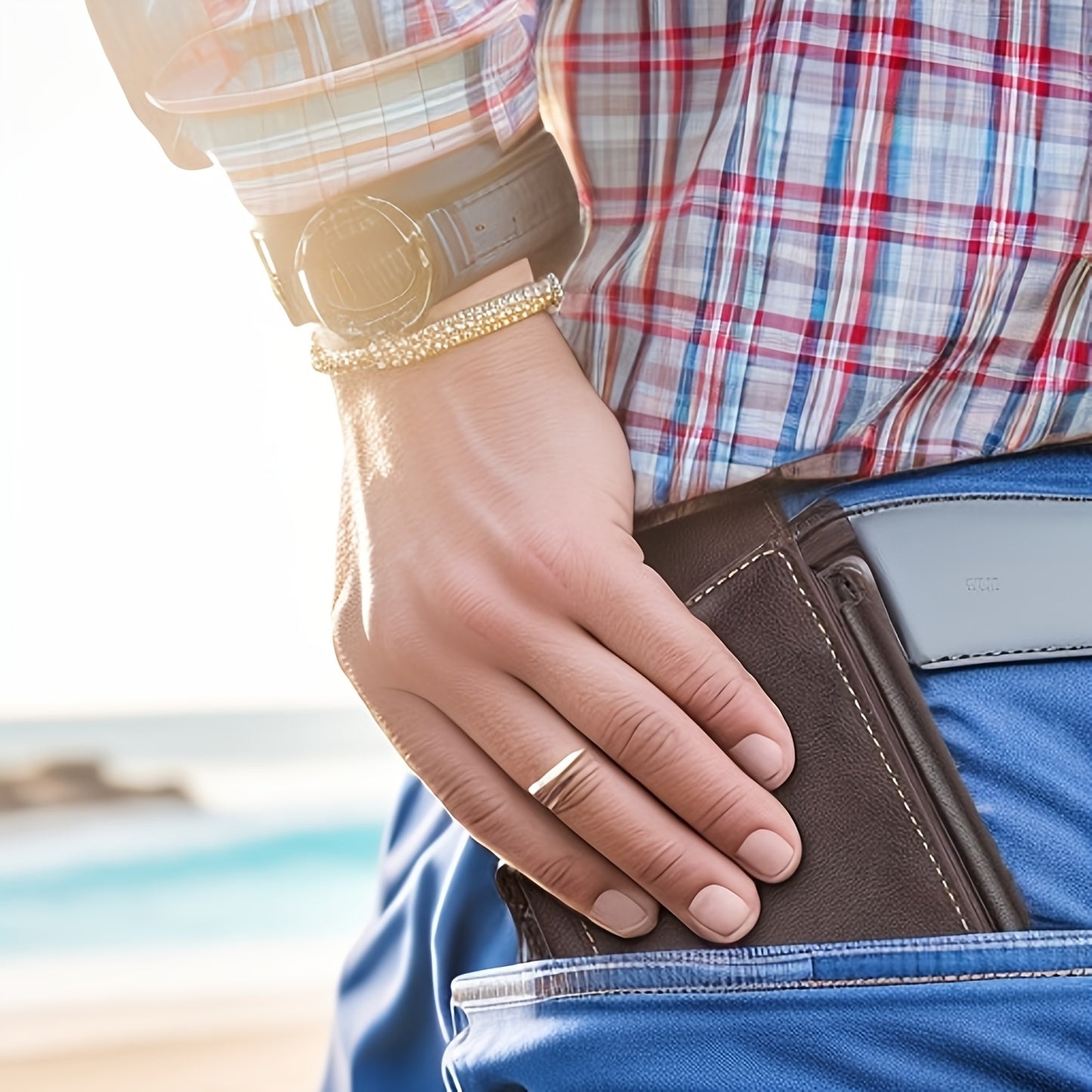 Brown Khaki Men’s Wallet