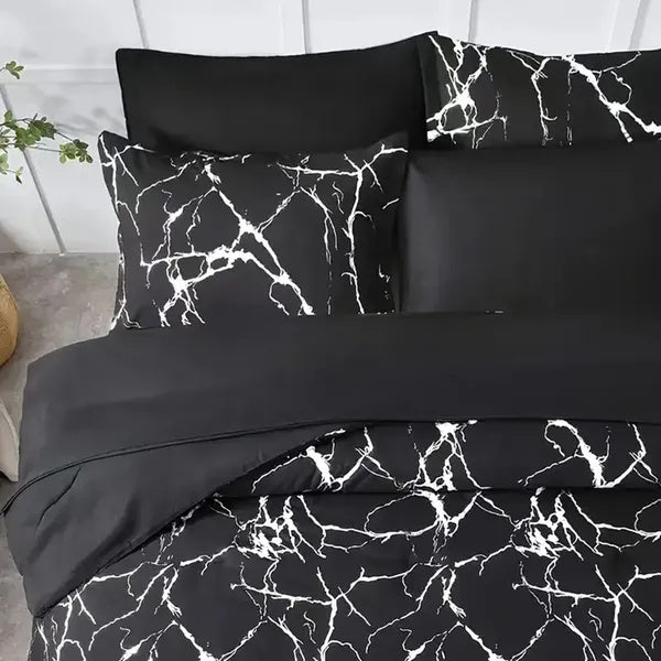3-Piece Queen Duvet Cover Set – 1 Duvet Cover & 2 Pillowcases, Available in Multiple Styles