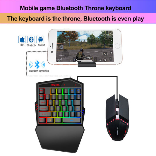 One-handed keyboard for Gaming