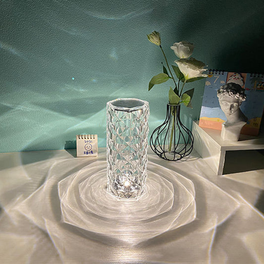 Nordic Crystal USB Touch Table Lamp