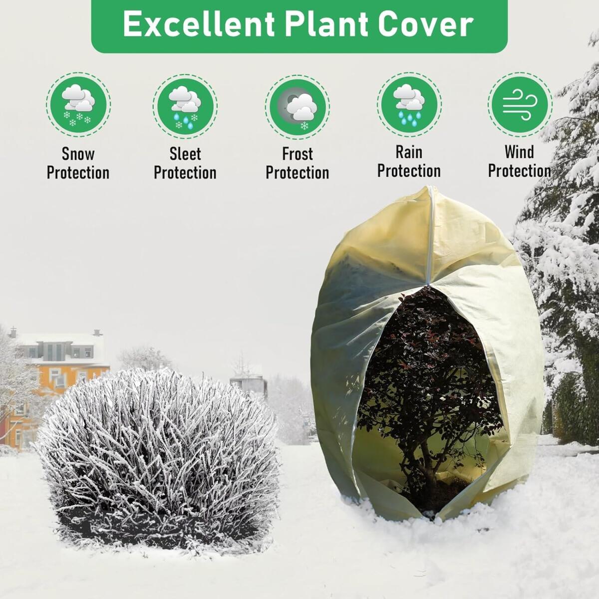 1PC Large Plant Freeze Protection Covers