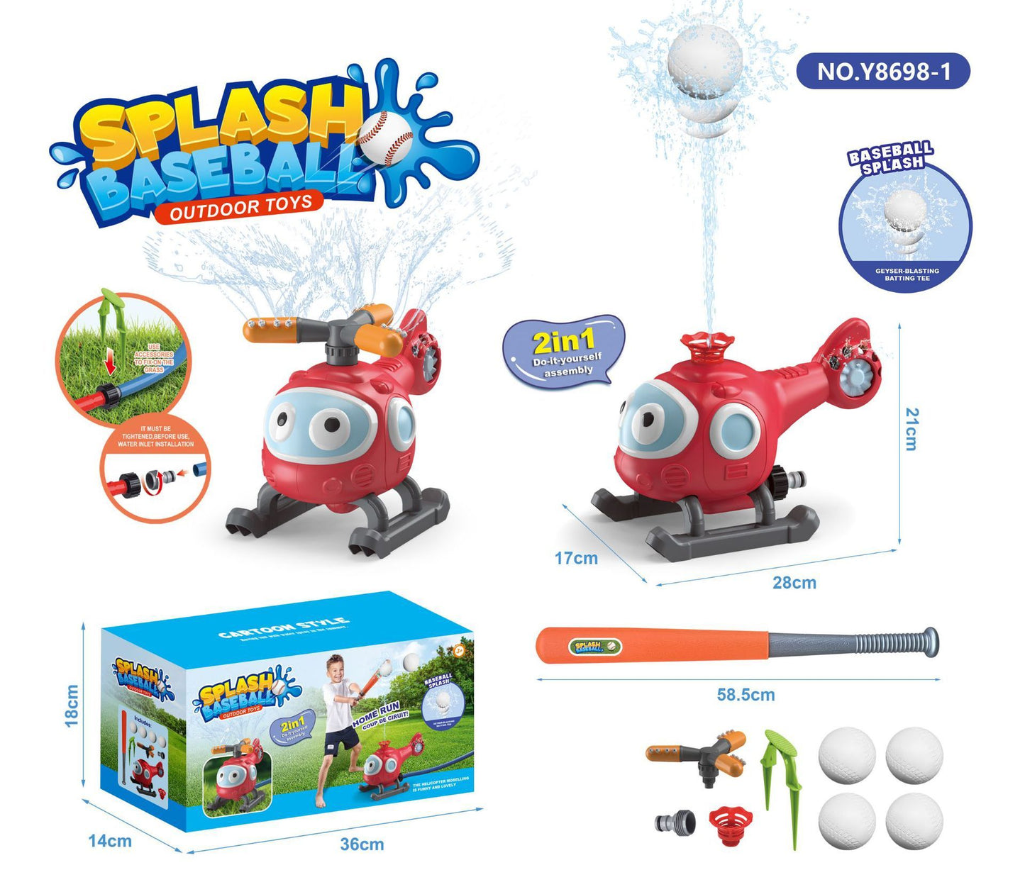 Cartoon Water Spray Toy