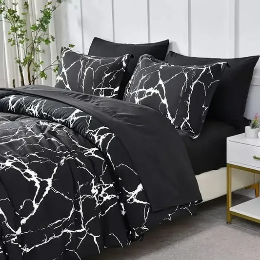 3-Piece Queen Duvet Cover Set – 1 Duvet Cover & 2 Pillowcases, Available in Multiple Styles