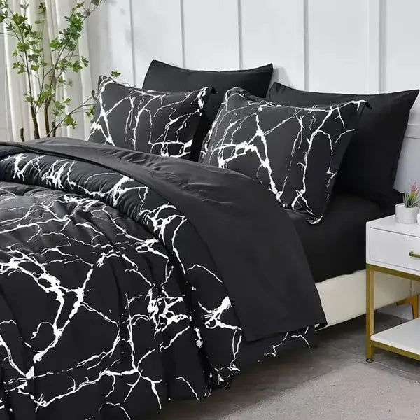 3-Piece Queen Duvet Cover Set – 1 Duvet Cover & 2 Pillowcases, Available in Multiple Styles