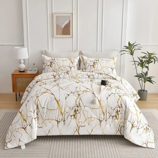 3-Piece Queen Duvet Cover Set – 1 Duvet Cover & 2 Pillowcases, Available in Multiple Styles